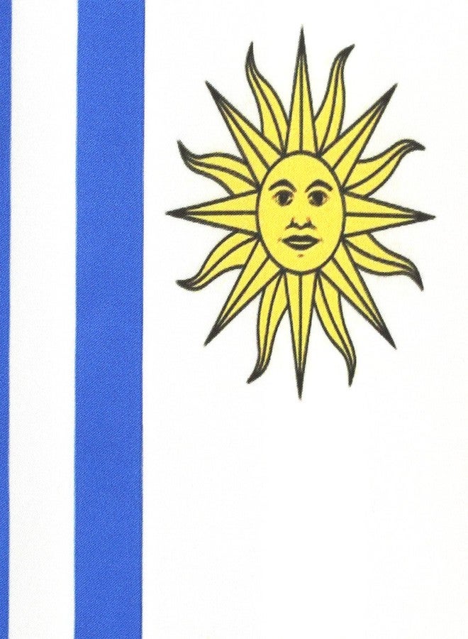 LLBFHH USA And Uruguay Flag Graduation Stole, Satin Embroidery Graduation Sash for International Students, 72 Inch Length. - Image 2
